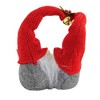 9.0 Inch Kissing Gnomes Heart Bell Holly Gnome Figurines - 2 of 3