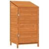 VidaXL Garden Shed Brown 21.7"x20.5"x44.1" Solid Wood Fir - 2 of 4