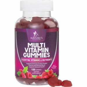 Adult Multivitamin Gummies, Daily Vitamins for Women & Men, Vitamins A, C, D3, E, B6, B12, Zinc and Antioxidants - 1 of 4