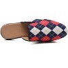 Santimon Mens Slip On Mules Argyle Print Slippers Backless Outdoor Sandals Multicolored - 3 of 4