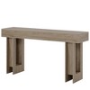 MAYEERTY 63-Inch End Table, Farmhouse Wooden Sofa Table Entryway Table - 4 of 4