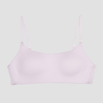 Maidenform Girls' Molded Triangle Pullover Padded Comfort Bra - Gray 36a :  Target