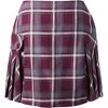 School Uniform Young Women's Side Pleat Plaid Skort Above the Knee - 2 of 2
