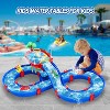 Aoibox 2-Tier Outdoor Kids Water Table 61PCS DIY Waterway Playset with Pump Summer Backyard Activity Toy Ages 3-8 - 3 of 4