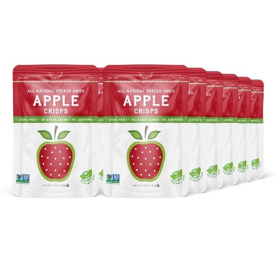 Nature's Turn Freeze-Dried Fruit Snacks - Apple Crisps -  No Sugar Added, Non GMO, Gluten Free, Nothing Artificial - 15g (.53oz) - 12-PACK