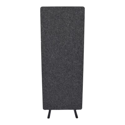 Anthracite Gray Freestanding Acoustic Desk Divider Panel