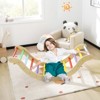 Safstar 3-in-1 Kids Climber Set Wooden Arch Triangle Rocker w/ Ramp & Blue Mat - 3 of 4