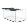 OIIBO 10 Gallon Glass Reptile Tank, 20" X 12" X 10", White - 2 of 4