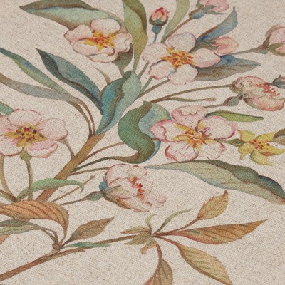 Set of 3 Linen Botanicals Printed Canvas Wall Art