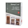 SharpChef 4PC Set Airtight Food Storage Container with Easy locking lid, Leakproof, BPA-Free - (2) 420ml (1) 670ml (1) 1300ml (1) 1800m - 3 of 3