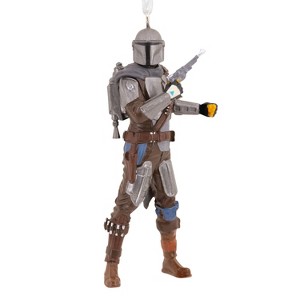 Hallmark Star Wars: The Mandalorian Christmas Tree Ornament: Din Djarin Figure, Indoor Decoration - 1 of 4