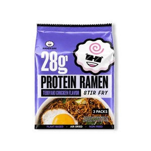Ramen Bae Teriyaki Chicken Stir Fry Protein Ramen - 3ct : Target