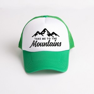 Simply Sage Market Take Me To The Mountains Adult Foam Trucker Hat - 1 of 1