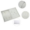 Unique Bargains 2 in 1 Jewelry Tray Stackable Tray Showcase for Rings Earrings Necklace Pendants 1 Pc - 3 of 4
