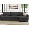 Belffin L-Shaped 4-Seater Cloud Sectional - Plush Chenille Sofa with Storage Ottoman & Convertible Design - 4 of 4