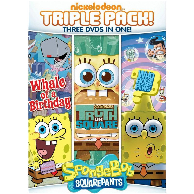 SpongeBob SquarePants: Truth or Square/Who Bob What Pants/Whale of a Birthday [3 Discs], 1 of 2