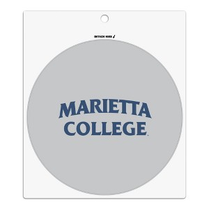 Marietta College Secondary Logo Automotive Car Refrigerator Locker Vinyl Circle Magnet - 1 of 4