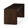 Maven Lane Zeno Organic Solid Wooden Bench - 4 of 4