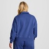 Champion Women's Long Sleeve Fleece 1/4 Snap Cropped Pullover - 2 of 4