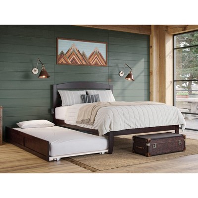 AFI Furnishings Warren Platform Bed F with T Trundle ES