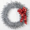 Northlight 36" Silver Tinsel Artificial Christmas Wreath, Unlit - 2 of 4