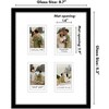 Americanflat Mini Instant Photo Collage Frame with Double White Mat - Display 2.1x3.4" Photos - Black - image 4 of 4