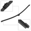 Unique Bargains Rear Windshield Wiper Blade Arm Set 360mm 14 Inch for Porsche Cayenne Hybrid 2010 2011 2012 2013 2014 2015 2016 2017 - 3 of 4