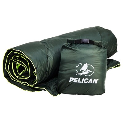 Pelican Outdoor - Civilian Woobie Blanket - Frictionless Nylon with Duck Down Interior - Olive Drab