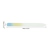 Unique Bargains Dual-Color Glass Multifunctional Nail File Manicure Tool Pink Gradient 4 Pcs - 2 of 4