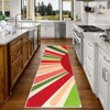 Area Rug, Machine Washable Colorful Area, Non Slip Rug for Living Room, Indoor Non-Slip Carpet, Modern Minimalist Front Door Mat, Sun Accent Rug - 4 of 4