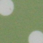 green polka dots