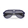 Dolce & Gabbana DG 4452 3423/1 Mens Aviator Sunglasses Blue on Blue Havana 60mm - 4 of 4