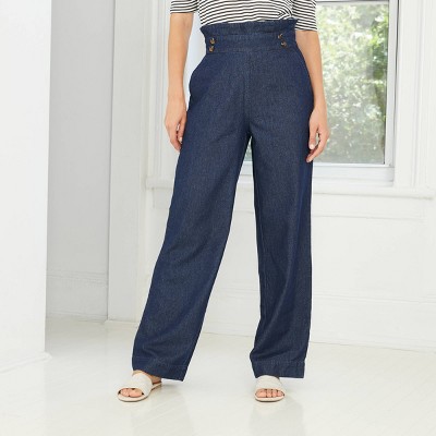 women's high waisted wide leg pants