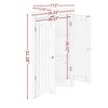 LIVAREEmlen Corner Bookshelf with Doors and Shelves, Kitchen, Living Room,Free Standing Storage Cabinet - 3 of 4