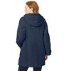 Woman Within Short Hooded Berber Fleece Jacket - 3 of 4