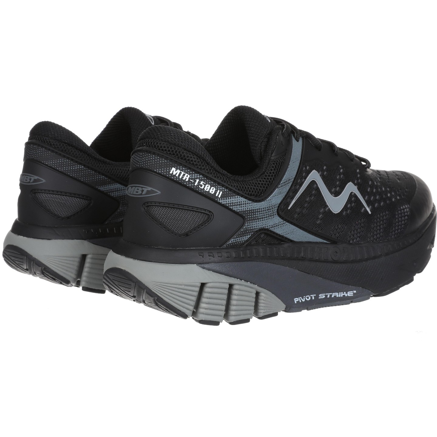 Женская обувь MBT MTR-1500 II Lace Up in Black/black Soles, 5, цвет: Чёрный — фото 5