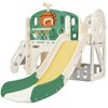 CuisinSmart Toddler Indoor Slide, Freestanding Kids Indoor Slide with Basketball Hoop for Aged 2-5 - 3 of 4