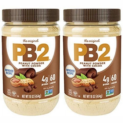 PB2 Powdered Peanut Butter with Cocoa Bundle, 16 oz (2 pack)