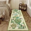 TackView Kitchen Runner Rug Non Slip Washable Runners for Hallways, Animal Print Runner Rugs Low-Pile Forest Long Carpet - 2 of 4