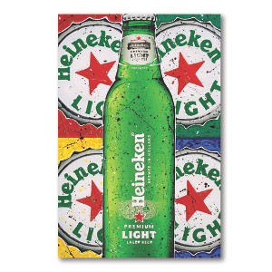 Courtside Market Drizzle Heineken Gallery-Wrapped Canvas - 1 of 4