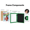 Americanflat Kids Art Frame 10x12.5 inches with 8.5x11 inches Mat - Composite Wood And Glass - Holds 100 Artworks - 3 of 4