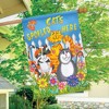 Cats Spoiled Here Spring House Flag Floral Humor 28" x 40" Briarwood Lane - image 4 of 4