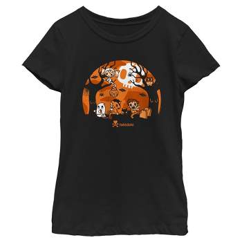 Girl's Tokidoki Halloween Caramella and Friends T-Shirt