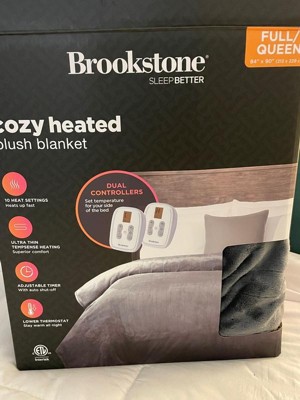 Brookstone queen heated blanket hotsell