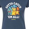 Women's - Pokémon - Gotta Catch Em All Group Fitted Graphic T-Shirt - 2 of 3