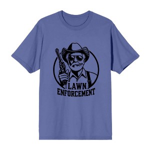 Lawn Enforcement Adult Crew Neck Short Sleeve Tee - 1 of 3