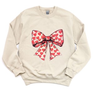 Coquette Hearts - Women's Graphic Sweatshirt - 1 of 4