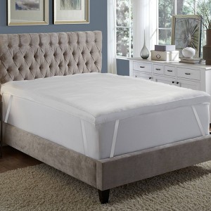 Hotel Laundry King 5" Featherbed: 233 Thread Count, 100% Cotton Cover, Dual Fill with Feather & Polyester Fiber - 1 of 3