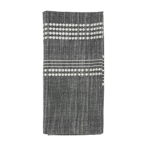 Saro Lifestyle Cotton Table Napkins With Striped Design (Set of 4) - 1 of 4