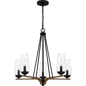 Quoizel Lighting Rochester 5 - Light Chandelier in  Matte Black - 1 of 1